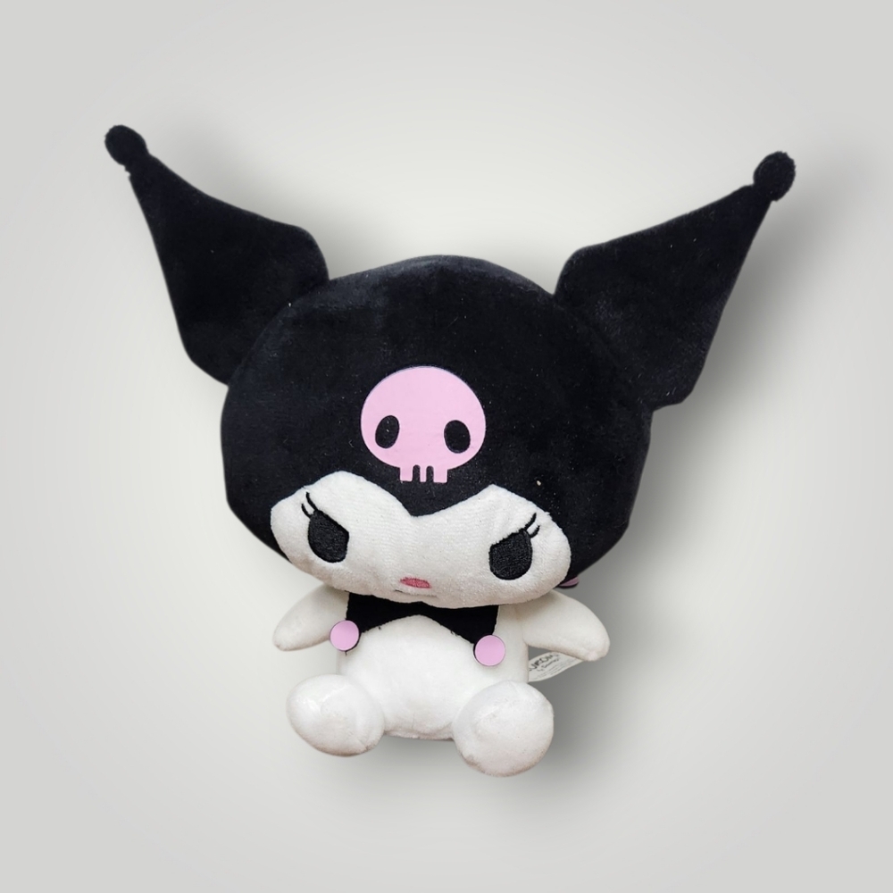 Sanrio Characters Chokkori san Kuromi doll stuffed toy plush - Picture 4 of 11
